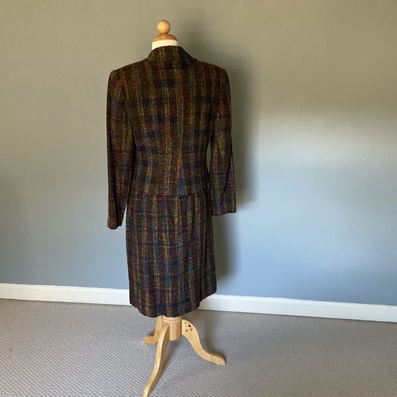 Cynthia Howie for Maggy Boutique Tweed Blazer and Skirt Suit Set - Picture 3 of 7